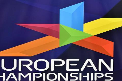 Neben den Leichtathleten, die ihre Europameister in Berlin küren, jagen Sportler in sechs weiteren Sportarten, symbolisiert durch sechs Farben im Logo, in Glasgow nach EM-Medaillen. Foto: dpa   Foto: dpa 
