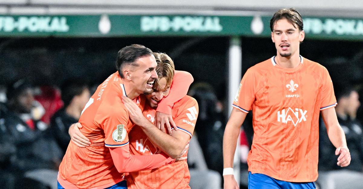 SV Darmstadt 98 schlägt SV Elversberg und kommt ins Achtelfinale
