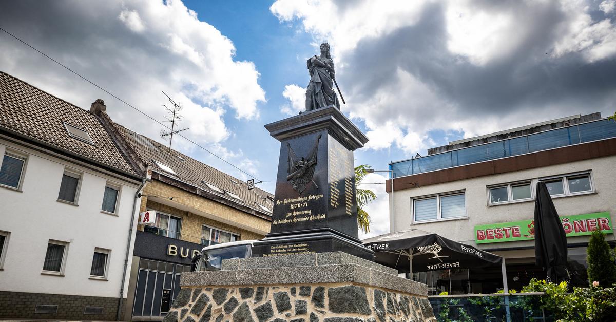 Historical find under the Germania monument in Eberstadt