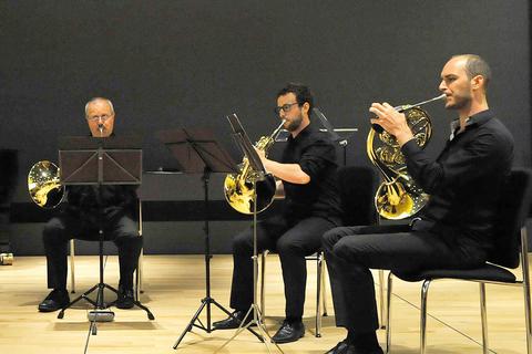 Auch ein ganz persönliches Blaskonzert ist möglich, wenn man sich per Telefon oder E-Mail heute und morgen an das Philharmonische Orchester Gießen wendet. Foto: Schultz 