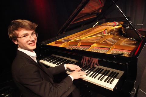 Die Verleihung des Darmstädter Musikpreis-Stipendiums an Finn Krug wurde als Live-Stream übertragen. Foto: Karl-Heinz Bärtl