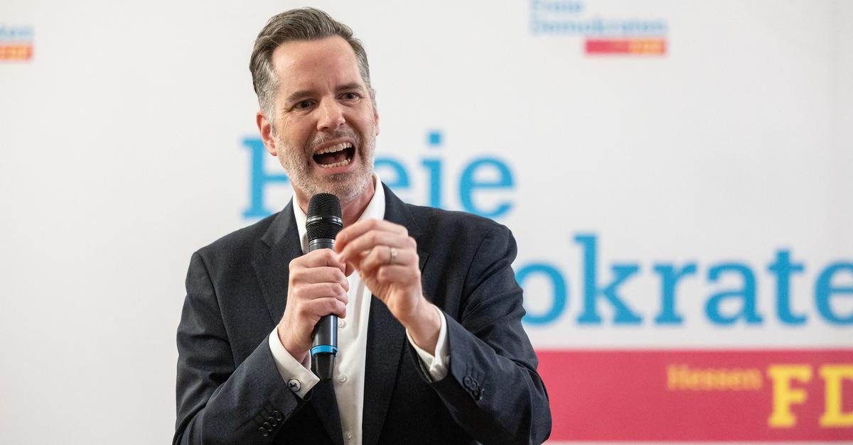 FDP leader Christian Dürr in Darmstadt: No time for licking wounds