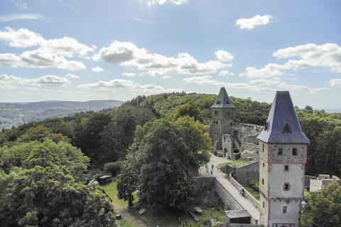 Auf der Burg Frankenstein in Mühltal wird am 18. Mai ein Himmelfahrtsgottesdienst stattfinden. Archivfoto: Guido Schiek