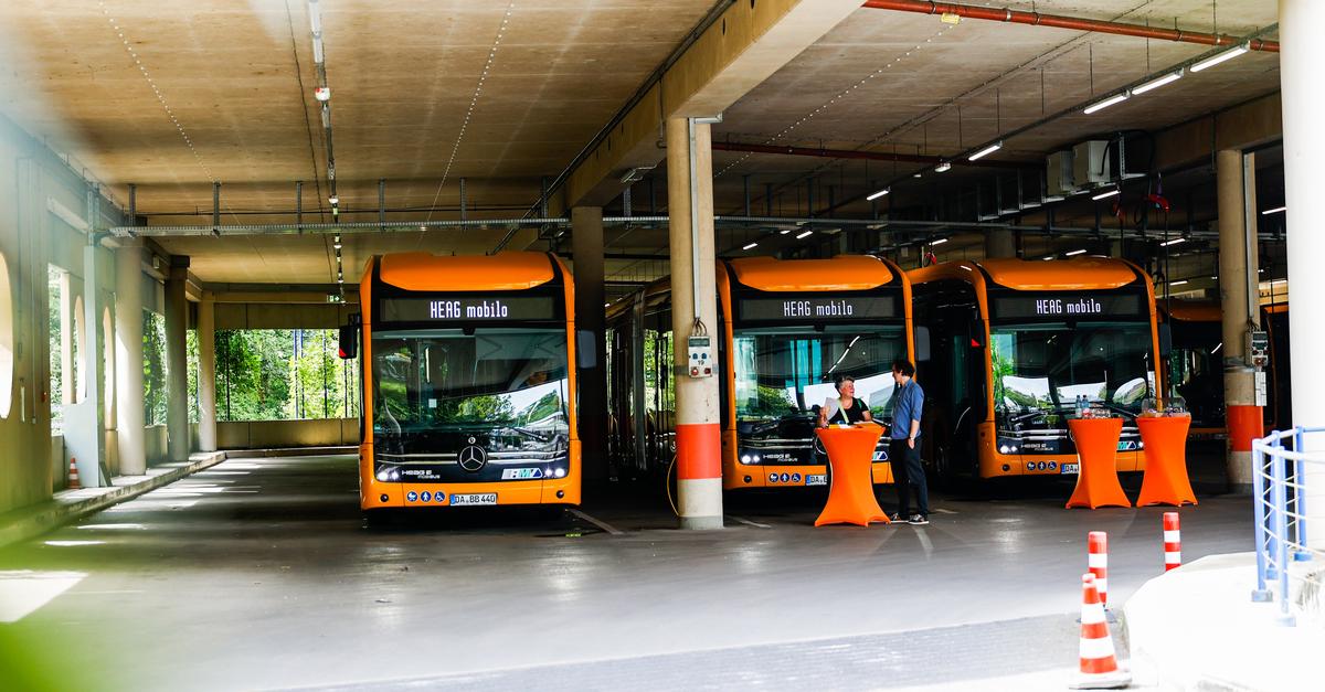 Heag Mobilo in Darmstadt hat zehn neue E-Busse am Start