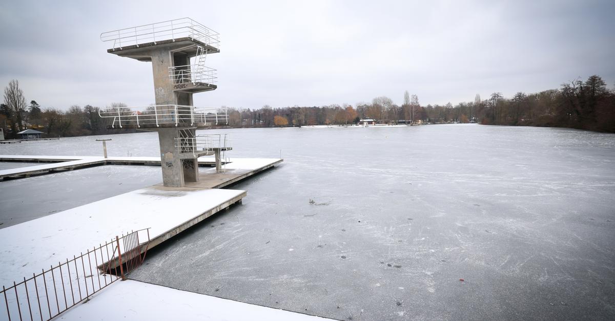 Danger from frozen lakes: Darmstadt warns against going onto the ice