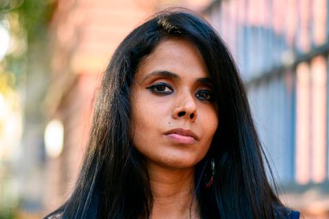 Meena Kandasamy wird für ihr Engagement für Rede- und Pressefreiheit ausgezeichnet. © Varun Vasudevan