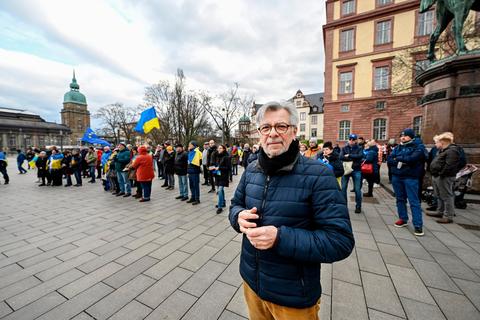 Roland Desch im Einsatz gegen den UkraineKrieg