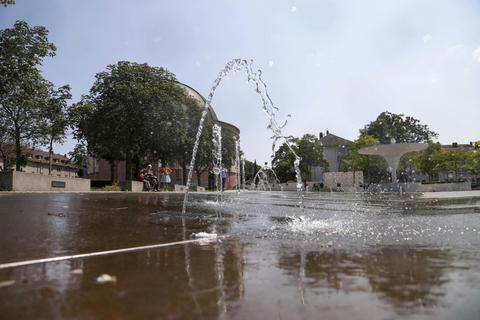 Nach Angaben des Klimagutachtens der Stadt Darmstadt heizt sich die Kernstadt immer mehr auf. Archivfoto: Guido Schiek