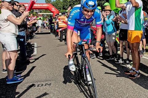  "Als starke Radfahrerin gehöre ich zu den Athletinnen, die in einem Rennen auch mal vorne rausfahren können." Foto: Ingo Kutsche 