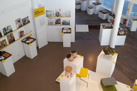 Blick in die Ausstellung „Spielen! Gestalten!“ im Institut für Neue Technische Form auf dem Friedensplatz. Foto: Klaus Crößmann, INTeF