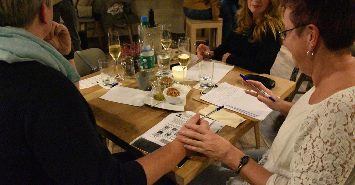 „Tatort Umstadt“: Im Weingut Brücke-Ohl wird eifrig gerätselt und ermittelt