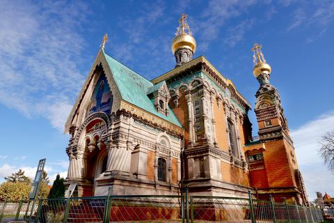 Die russische Kapelle der Kirche Heilige Maria Magdalena auf der Mathildenhöhe untersteht direkt dem religiösen Oberhaupt der russisch-orthodoxen Kirche in Deutschland, Metropolit Mark.