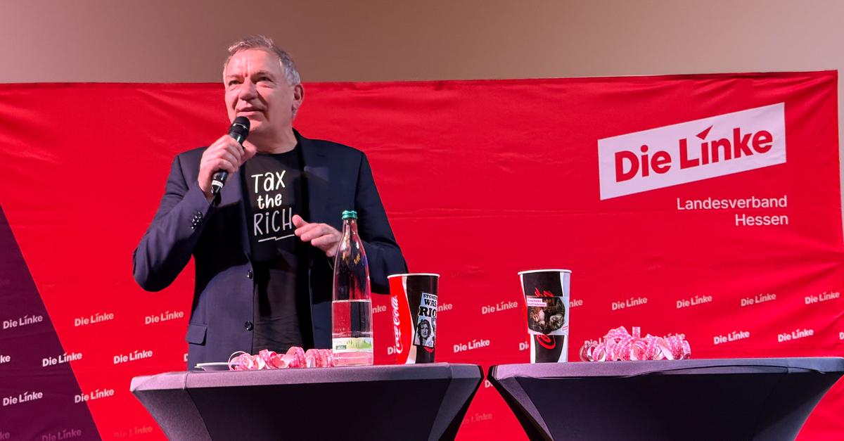 Jan van Aken im Kinopolis Darmstadt: Linke fordert Steuer für Superreiche