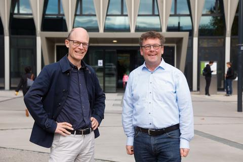  Die Scientists für future der Hda : Axel Wolfermann (l.) und Sven Linow
