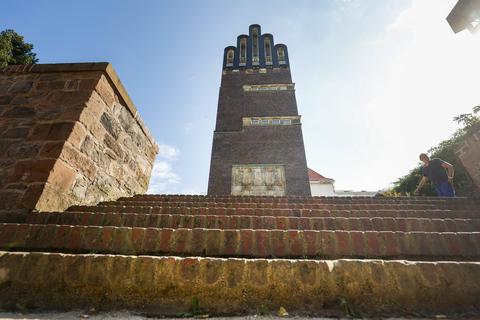 Das Welterbe als Zankapfel: Blick auf die Darmstädter Mathildenhöhe. Archivfoto: Guido Schiek