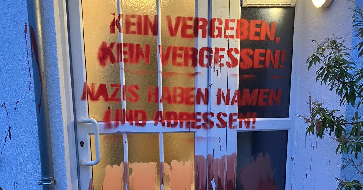 Farb-Attacken auf Häuser von Darmstädter AfD-Spitzenkandidaten