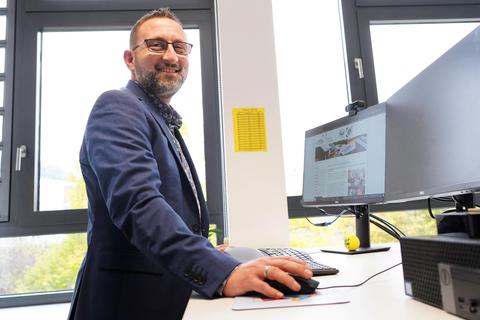 Christian Peter ist der neue Schulleiter des Bensheimer Goethe-Gymnasiums. Er unterrichtet bereits seit 2004. © Thomas Zelinger
