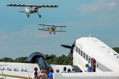 Einst eine große Nummer: der Flugtag bei den Bensheimer Segelfliegern: der Flugtag. Jetzt gibt es immerhin wieder einen Tag der offenen Tür. Archivfoto: Thomas Neu