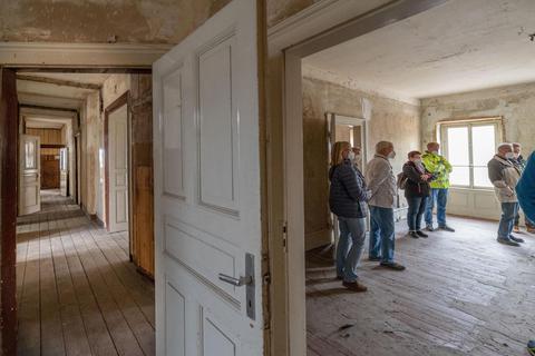 Ungewohnte Einblicke vermittelten am Wochenende Führungen durch den Gebäudekomplex, in dem über Jahrzehnte das Kaufhaus Krämer untergebracht war. © Thomas Neu