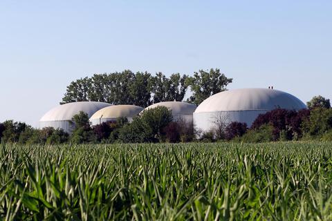 Die Biogasanlage sorgte während ihres mehrjährigen Betriebs für unangenehme Gerüche. Archivfoto: AfP Asel