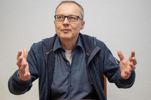 Klaus Alföldi ist erst seit Frühjahr 2019 Mitglied bei den Grünen, aber schon im Vorstand aktiv. Foto: Thorsten Gutschalk