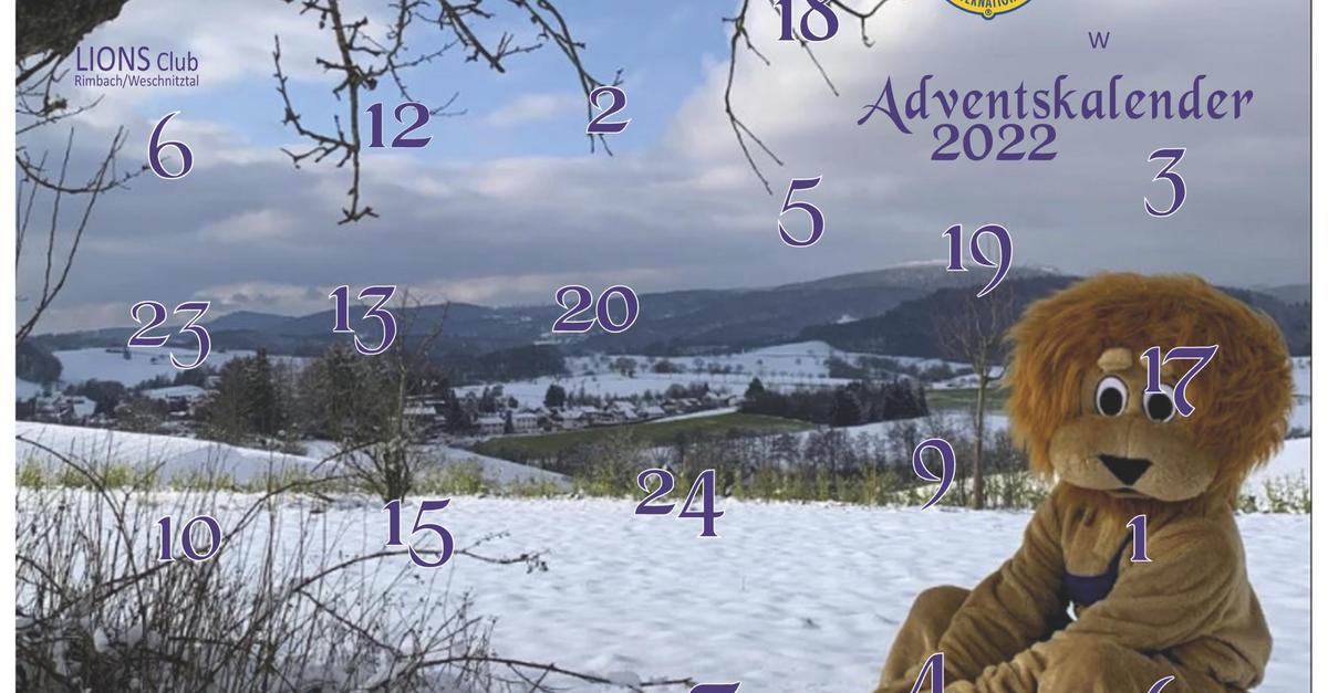 Kalender-Aktion des Lionsclubs Rimbach/Weschnitztal beginnt | Echo Online