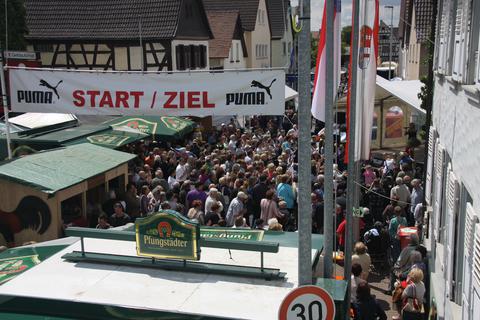 Beim Maimarkt in Groß-Rohrheim gibt es auch einen Laufwettbewerb. Dieses Jahr könnte der Maimarkt ausfallen.