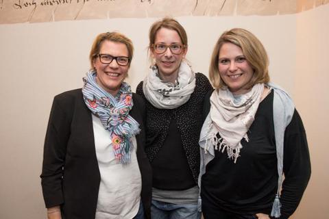 Der neue Vorstand steht: von links Marianne Bräutigam, Edda Schöneck und Katja Schmitt.Foto: Sascha Lotz  Foto: Sascha Lotz