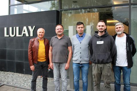 Das Führungsteam: Horst Lulay, Csaba Berces, Werner Dander, Philipp Lulay und Richard Lulay (von links). Foto: Axel Künkeler
