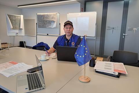 Dr. Carsten Toppel plant und koordiniert Einsätze beim THW. © Dr. Carsten Toppel