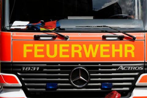Die Freiwillige Feuerwehr Hofheim bekam eine Jubiläumsplakette. © VRM