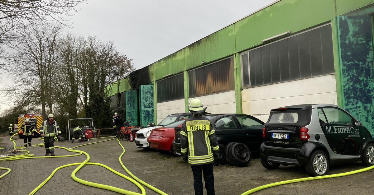 Biblis-Wattenheim: Ferrari causes fire in warehouse