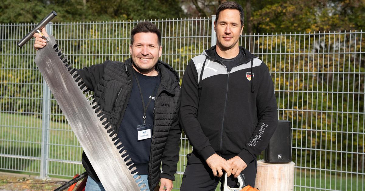 Spektakel mit der Motorsäge: Timbersports-Athlet lockt Tausende nach ...