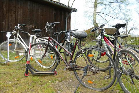 Unter anderem diese Fahrräder und Roller werden am kommenden Freitag versteigert. Foto: Stadt Lorsch