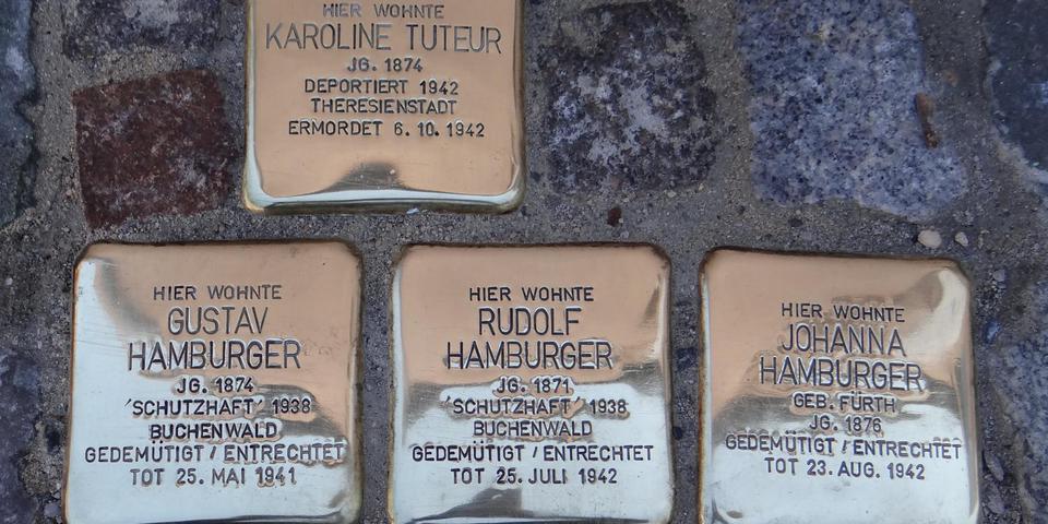 Die Initiative „Erinnern – gegen das Vergessen“ recherchiert zu der Geschichte der Familie Hamburger. Foto: Günther Röpert