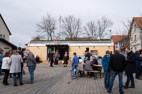 Mit einem Fest wurde in Hähnlein der erste "Teo-Markt" im Landkreis eröffnet.