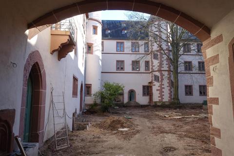 Der Umbau es Babenhäuser Schlosses verzögert sich. Archivfoto: Michael Prasch