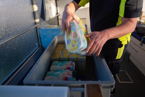Nahezu in allen Städten werden Hilfsgüter für die Ukraine gesammelt. Auch in Dieburg. Symbolbild: dpa 