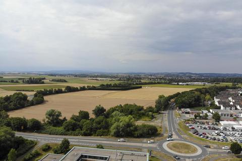 Auf Ackerflächen im Süden Dieburgs entsteht das Baugebiet mit ökologischen Vorgaben.