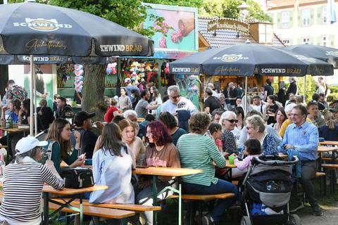 Das Weindorf im Fechenbach-Park steht beim 36. Dieburger Maimarkt vom 5. bis 7. Mai unter neuer Regie. 