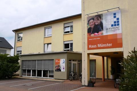 Das Gersprenz-Heim in Münster ist eins von sechs, das zur Senio gehört und wo die Pflege von der Seniorendienstleistungs-gGmbH Gersprenz betrieben wird. Foto: Jens Dörr