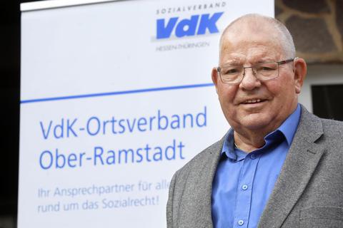 Herbert Everts ist Vorsitzender des VdK-Ortsverbands Ober-Ramstadt, der in diesem Jahr sein 75-jähriges Bestehen feiert. Foto: Karl-Heinz Bärtl