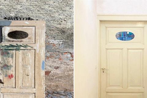 Ein Beispiel: Alte wird zu neuer Tür. Foto: Familie Grabowski (Otzberg