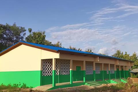 Die neue Schule in Agblakinji bietet 150 Schülern Platz. Foto: Förderverein