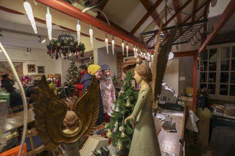 Der Weihnachtsmarkt ,uff‘m‘ Hering – hier im Jahr 2018 – war bisher bekannt für seine anheimelnde Atmosphäre. Archivfoto: Guido Schiek
