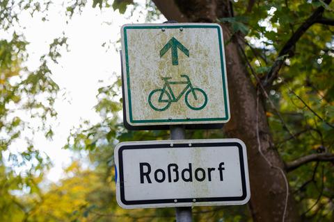 Was gibts Neues vom Radweg nach Roßdorf, der ja ausgebaut werden soll und in unmittelbarrer Nähe zur B 26 durch den Wald verläuft. Foto: Guido Schiek / VRM Bild