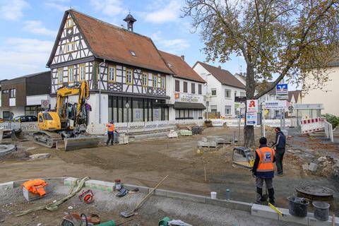 Größte Investition in Biebesheim im kommenden Jahr ist die Fortsetzung der Sanierung der Ortsdurchfahrt. Foto: Robert Heiler