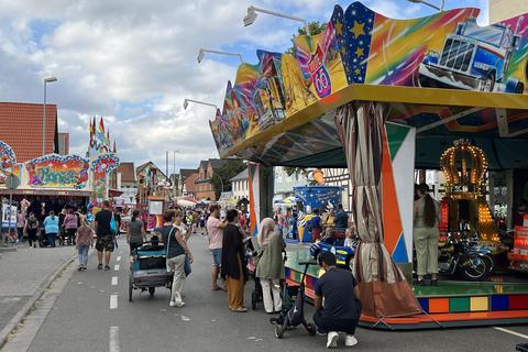 Im vergangenen Jahr ist in Bischofsheim die erste Kerb nach der Pandemie gefeiert worden. Auch in diesem Jahr soll das Fest im Ort Anfang September wieder veranstaltet werden. Archivfoto: Daniela Hamann