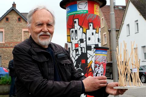 Für seine Arbeit hat Ludwig Gützkow zunächst ein Modell gebaut. Ulrich von Mengden