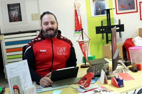 Torsten Wolf ist neuer Geschäftsführer bei der Turn- und Sportvereinigung Ginsheim. Unter anderem möchte er den Verein digital weiterentwickeln. Ulrich von Mengden
